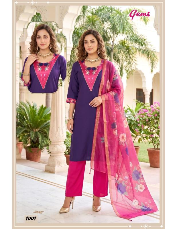Desi kudi gems print rayon kurti wholesaler